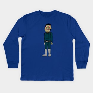 Blue Snag Kids Long Sleeve T-Shirt